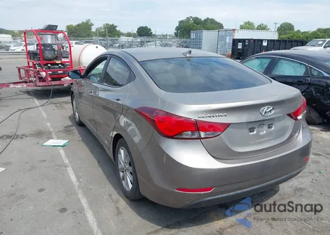 2015 Hyundai Elantra Se from USA, damaged, VIN 5NPDH4AE8FH588818